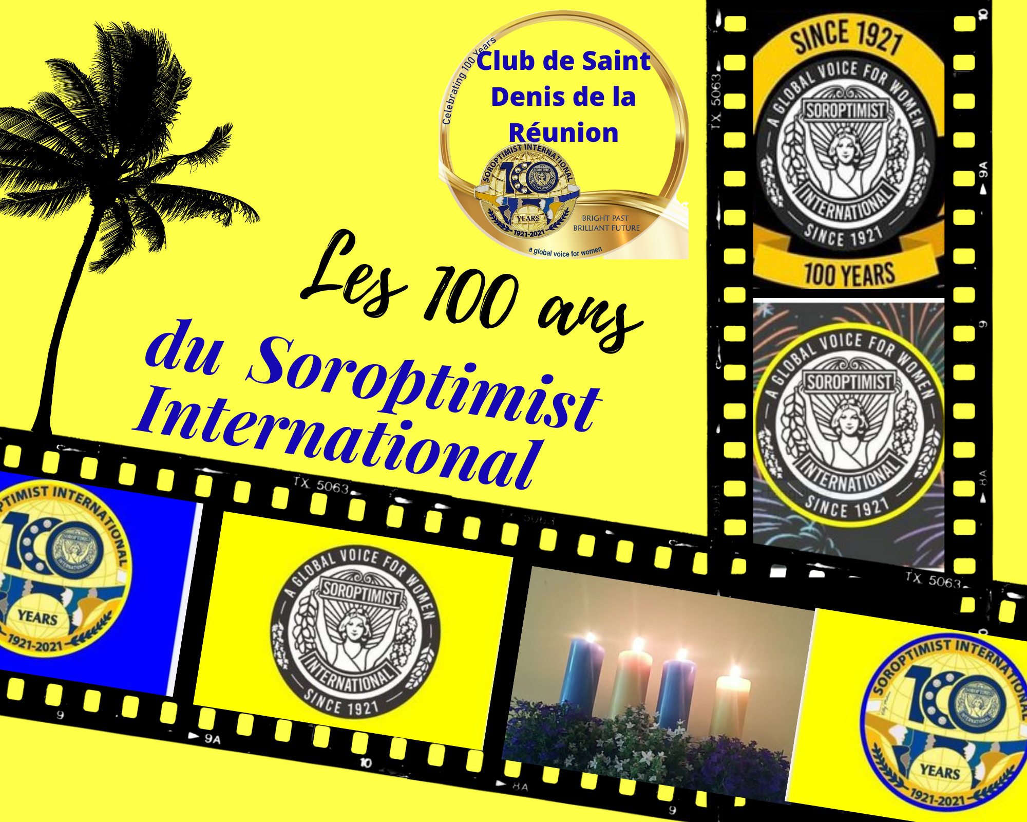 Le SI club de Saint Denis de la Réunion souhaite un bon anniversaire au Soroptimist International